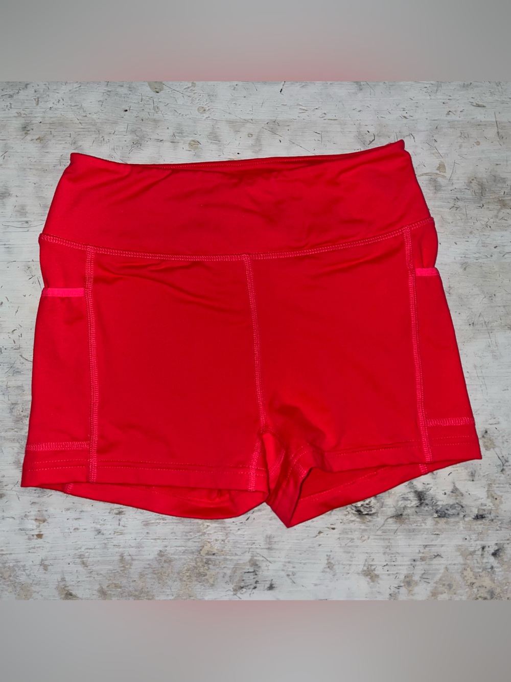 FP Movement shorts coral athletic compression shorts | size small
